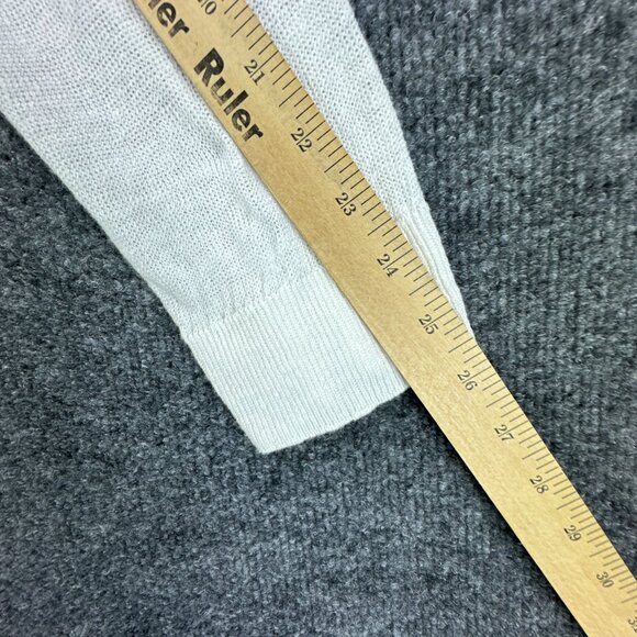 Tommy Bahama Linen Cardigan Womens Extra Large Open Long Duster White Sweater - Picture 14 of 14